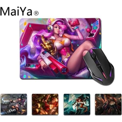 Maiya Top Quality League of Legends Miss Fortune DIY Design Pattern Game mousepad Top Selling Wholesale Gaming Pad mouse