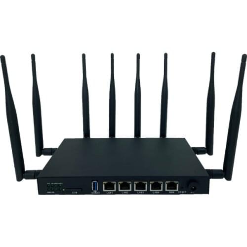 HUASIFEI WS1208 4G 5G LTE router wi fi router with sim card 1200Mbps 802.11AC 1WAN 4LAN RJ45 interface Gigabit router for laptop