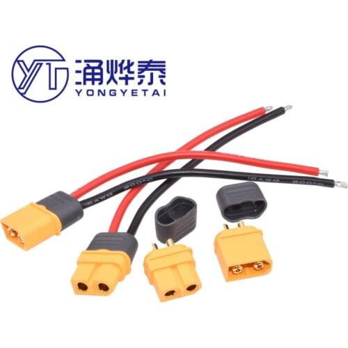 YYT XT60H-F/M male and female head model airplane cable power ESC test lithium battery pack charging port high current