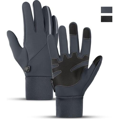 Winter Cold-proof Cycling Gloves Touch Screen Bicycle Cycling Windproof Bike Full Finger Gloves Ski Motorcycle Sports Gloves