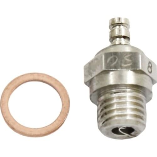 10PCS O.S. Spark Glow Plug NO.8 OS #8 For Nitro Fuel Engine RC Car Airplane