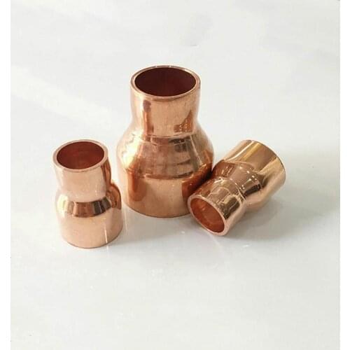 19mmX8mm Inner Diameter Copper End Feed Straight Reducing Coupling Plumbing Fitting Scoket Weld Water Gas Oil