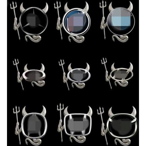 Car Styling 3D Funny Car Stickers Little Devil Angel Sticker on Car Automobile Decals Car-Styling