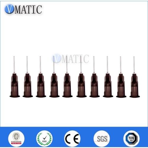 Free Shipping 100pcs 22Ga 1/2 Inch Industrial Dispensing Needle Blunt Tip For Liquid Dispenser Adhesive Glue