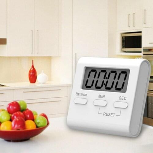Baldr Large Magnetic LCD Digital Kitchen Countdown Timer Stopwatch Alarm With Stand Kitchen Timer Practical Cooking Alarm Clock
