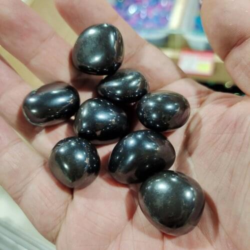 Black ironstone Crystal Small Gem Gravels Quartz Mineral Fish Tank FlowerPot Garden Home Decor