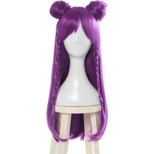 Game LOL Cosplay Character KDA Ahri Akali Evelynn Kaisa Cosplay Hair Wig Heat Resistant Synthetic Cosplay Wig Cosplay Party