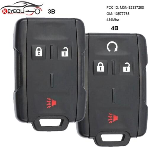 KEYECU 13577765 Keyless Remote FOB 433MHz for 2019 2020 2021 Chevy Silverado GMC Sierra FCCID: M3N-32337200
