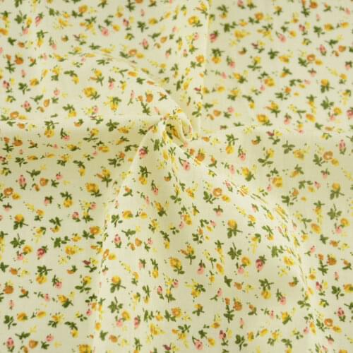 Patchwork Cotton Fabric Sewing Telas Scrapbooking Cloth Lovely Little Flowers Designs Decoration Tecido Telas Tissue 2019 News