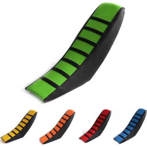 Motorcycle Pro Ribbed Rubber Gripper Soft Seat Cover For HONDA YAMAHA SUZUKI KAWASAKI KTM Dirt Bike Off Road Motocross