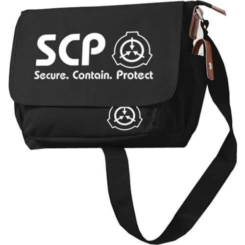 SCP Foundation School Bags Nylon Crossbody Bags for Women Canvas Oxford Shoulder Bags Girls Small Bags SCP Men Bookbag