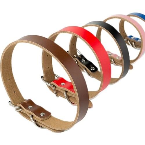 Legendog Dog Collar Faux Leather Adjustable Fashion Soft Pet Collar Puppy Collar for Cat Dog Collar Cat Dog Neck Strap
