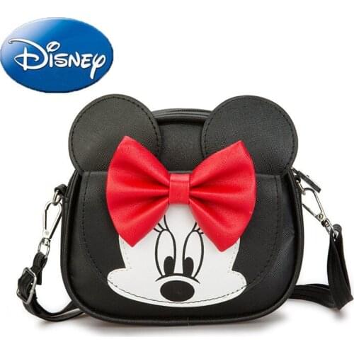 Disney Mickey Mouse Shoulder Bag Woman Minnie Lady Fashion Handbag Girl Shopping Bags Waterproof Boy Hobos
