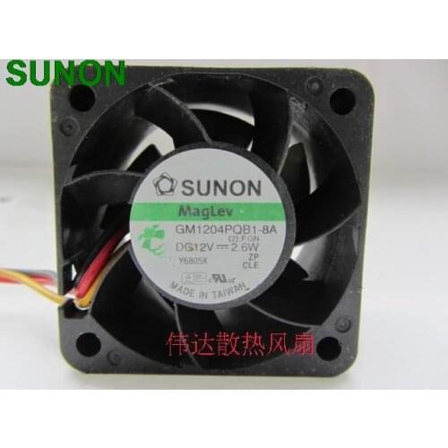 For Sunon GM1204PQB1-8A 4028 40*40*28 mm 12V 2.6W server inverter cooling fan