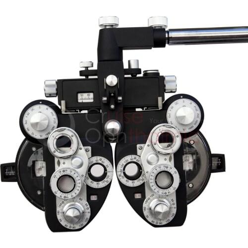 Optometrial Phoropter Vision Tester | Minus Cylinder Refractor Plus Cyl Phoroptor | VT5A TAKAGI Type Manual Phoroptor