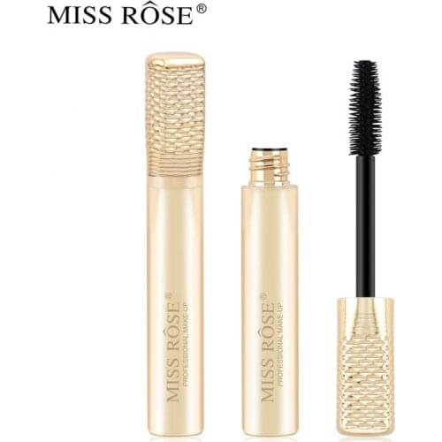 MISS ROSE 3D Fiber Lashes Eye Lash Long Mascara Extension Waterproof Lengthening Extension Curving Brush Eyes Makeup T1252