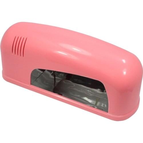 220V UV Lamp Nail Dryer With 1 pcs 9W LED Tube, Dryer For Nail Gel Professional False Nail Art Tips Acrylic Glitter UV Gel