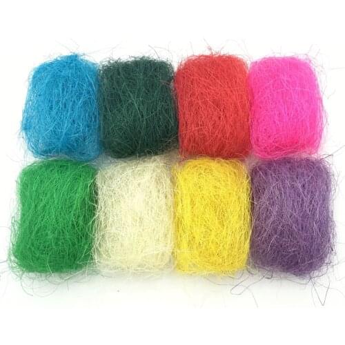 10g/bag Nature Hemp Sisal Rustic Wedding Event DIY Flower Bouquet Gift Box Package Decor Nest Art Craft Wrapping Supplies