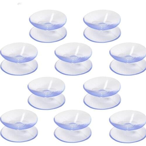 100/200Pcs/pack 20mm Double Suction Cups Keep The Glass Table Top from Sliding, Glass Table Top Bumpers, Glass Table Top Spacers