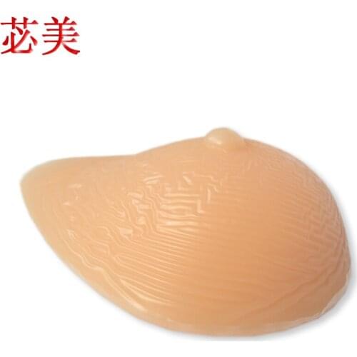 250g Drops of water Adheres securely to the body triangle breast cancer Silicone Breast Forms Prosthesis Mastectomy