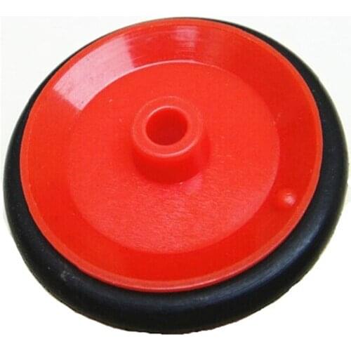 6pic Combination of small wheels small wheels rubber tire wheel pulley DIY handmade toys 3.9mm hold, 33mm wheels