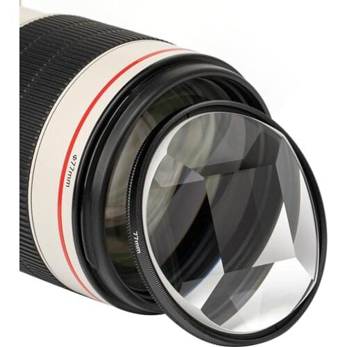 77mm Kaleidoscope Prism Kaleidoscope Glass Prism Camera Glass Filter Variable Number Of Subjects For 52 58 62 67 72 77 82mm Len