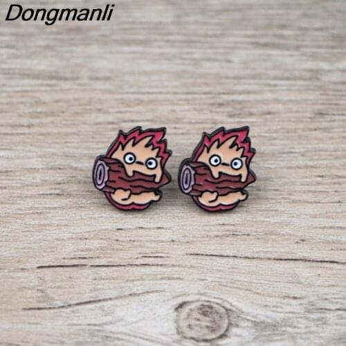 BG251 Dongmanli 1 Pair Anime New Arrival Stainless Steel Earrings Jewelry Cute Stud Earrings Jewelry Gifts