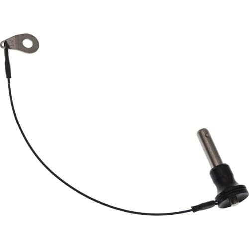 Push Button Quick Release with End Stroke Ball Lock Quick Release Pin 8mm-20mm Black +Silver