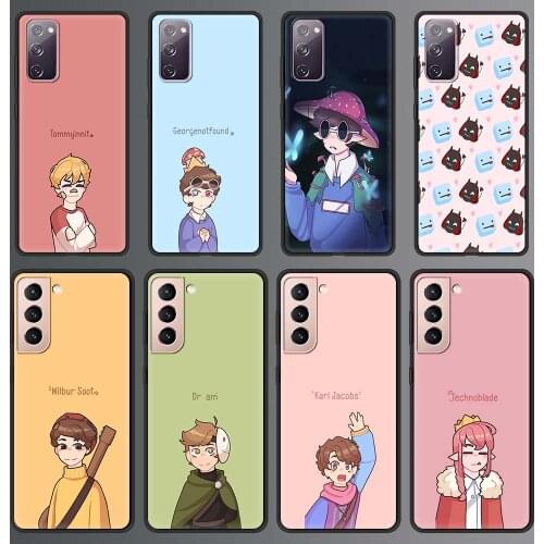 Dream smp Phone Case For Samsung Galaxy S20 FE S10 Plus S21 Ultra 5G S10e S8 S9 Plus S7 Edge Silicone Cover