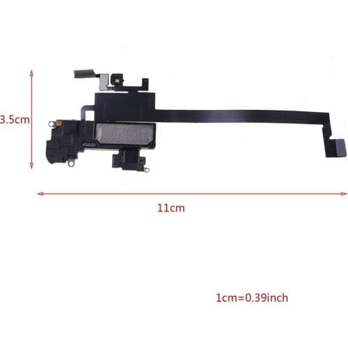 For iphone XS MAX Ear Piece Earpiece Speaker with Proximity Light Sensor Flex Cable Sound Receiver Replacement Parts