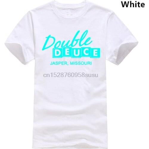 DOUBLE DEUCE MENS T SHIRT ROADHOUSE 80S MOVIE CULT PATRICK SWAYZE GHOST NOVELTY