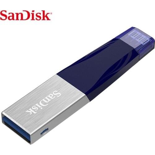Sandisk FLASH DRIVE 128GB iXPAND USB 3.0 64GB Lightning to Metal Pen Drive 32GB U Disk for iOS memory stick For iPhone iPAD