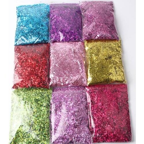 50g Holographic Hexagonal Sequins Mermaid Glitter Nail Polish Chameleon Pieces for Autumn Nail Polish Nail Art Decoration 1mm