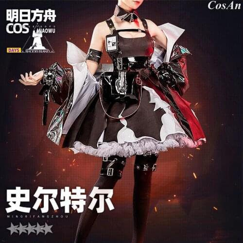 Hot Game Arknights Surtr Cosplay Costume The High Quality Fashion Lovely Battle Dress Female Party Role Play Clothing S-L