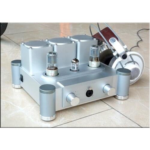 Hi-end E200 6SN7X2+12AX7 Class A 16-600ohm Headphone AMP Completed in case 220V