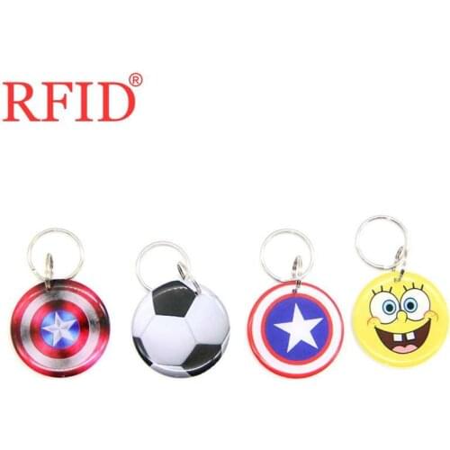 ID 125khz EM4305 EM4205 Writable Replicable Keyfob RFID Waterproof Keychain Access Control Card Multiple Choice Fast Shipping 1