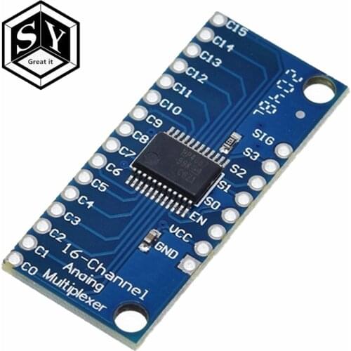 1PCS Great IT CD74HC4067 16-Channel Analog Digital Multiplexer Breakout Board Module