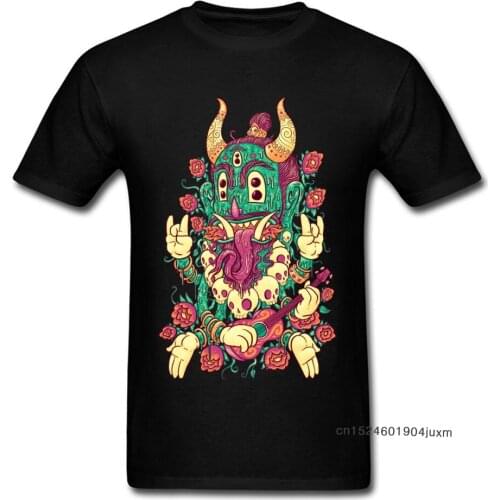 Band Men Tshirt Rock n Roll T-shirt Rockin Island Demon T Shirts Summer 100% Cotton O Neck Short Sleeve Sweatshirts Hot Sale