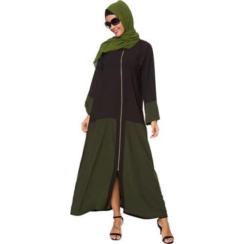 Arab Muslim Womens Robe Loose Green Womens National Dress Evening Dresses Long Luxury 2020 Dimanaf Dress Ankle-Length