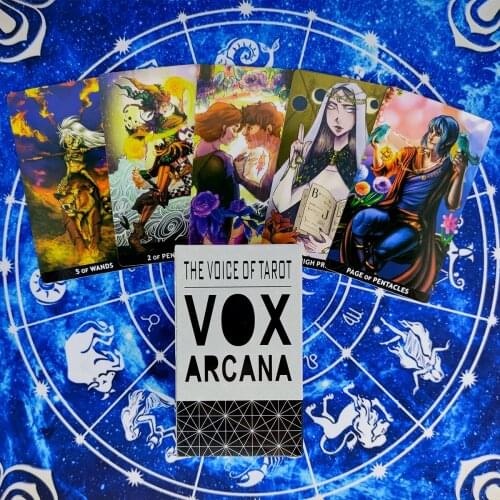 The New Vox Arcana Tarot Cards And PDF Guidance Divination Deck Entertainment Parties Board Game Support Drop Shipping 78Pcs/Box