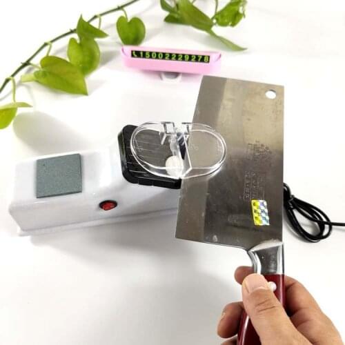 OHFIN 1PCS Professional Electric kitchen Knife Sharpener Motorized Rotating Sharpening Stone Tool Home Knife Sharpener