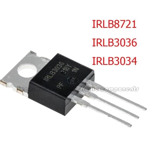 10piece IRLB8721 IRLB3036 IRLB3034 Transistor TO-220 IRLB8721PBF