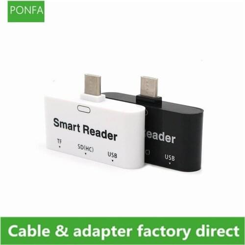 USB 3.1 OTG Card Reader Type C To USB Micro USB TF SD Card Adapter For Macbook Phone Tablet Memory Card Reader Adapter