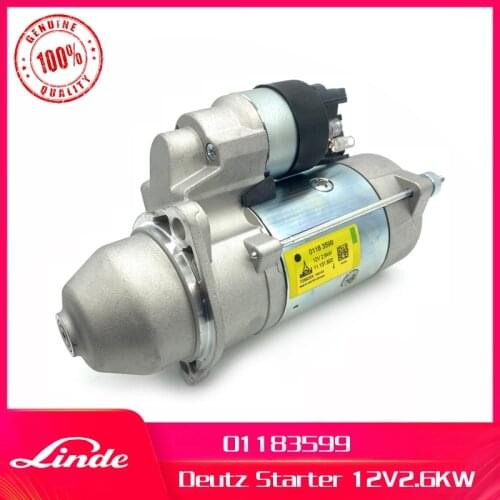 Linde forklift genuine part 01182382 or 01182384 or 01183599 motor deutz engine starter used on 351 diese truck H25 H30