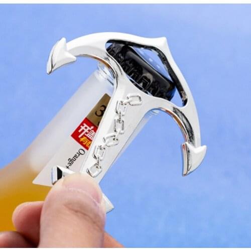 100pcs New metal beer bottle opener gift wedding gift holiday gift small gift boat anchor bottle opener