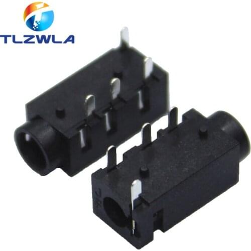 1000PCS DIP PJ320A 3.5MM Headphone Audio Socket PJ-320A PJ320 PJ-320 4 pins Audio interface