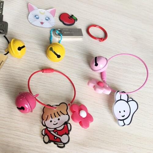 New Fashion 15cm 2pcs Keychain Metal Chain Wire Key Holder Keyring Chain Rings For DIY Women Men Jewerly Making Accessories