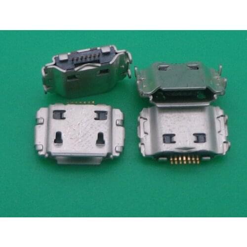 20PCS, micro 7 P Pin USB jack socket connector,mini 7p charging data Port for phone for Samsung,4 foot DIP