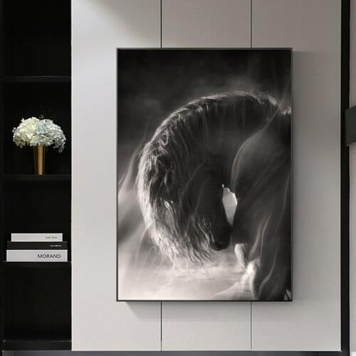 Abstract Canvas Wall Art Painting Pictures Art Painting Living Room Home Decor No Frame New Horse Paintings Wall Decor