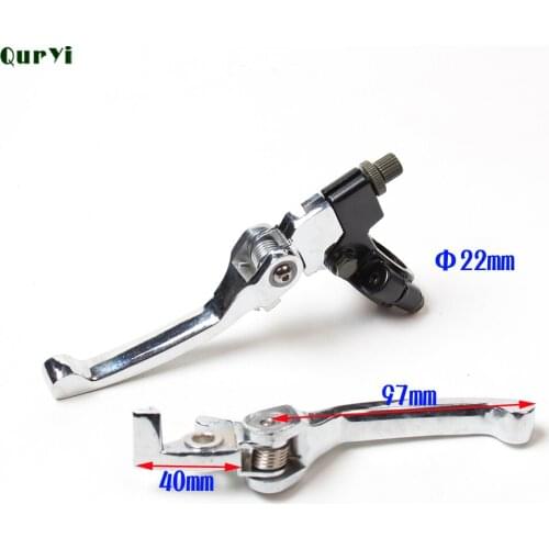 Aluminum Folding Clutch Brake Lever Fit CRF KLX Apollo Xmotos Kayo Pit Dirt Bike Parts